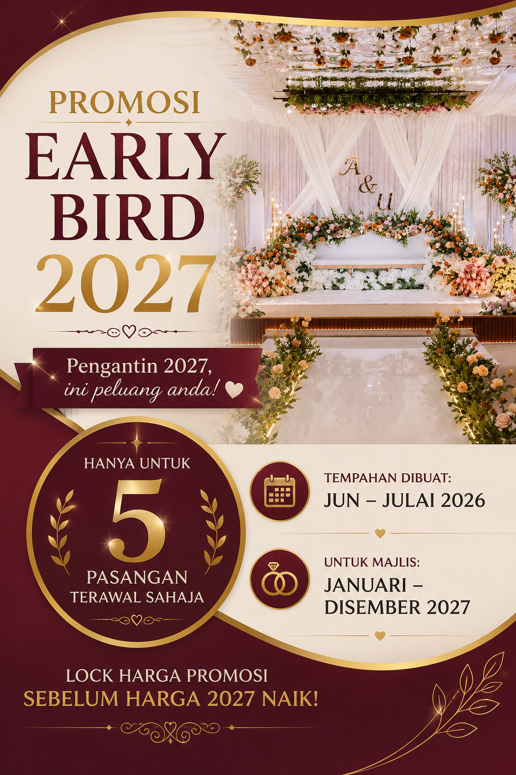 Promosi Early Bird Pengantin 2027